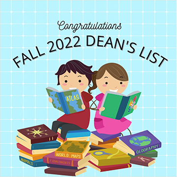 Congratulations, Fall 2022 Dean’s List