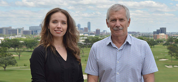 Sabina Srokova and Michael Rugg