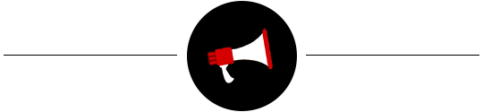BBS Senior Stop - a megaphone icon